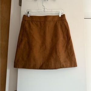 J. Crew Factory Tan A-line Mini Skirt Casual